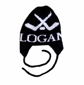 personalized hockey hat with earflaps