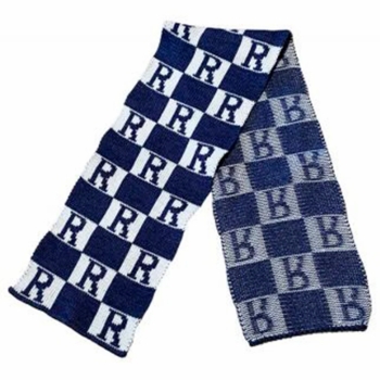 personalized initial & block scarf