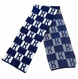 personalized initial & block scarf