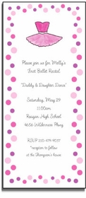 Personalized Invitations - Ballerina Girl