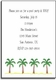 Personalized Invitations - Beach Party