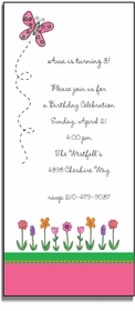 Personalized Invitations - Garden Party