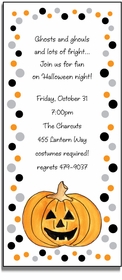 Personalized Invitations - Jack-O-Lantern