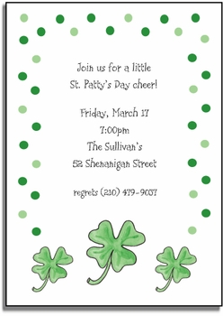 Personalized Invitations - Lucky Irish