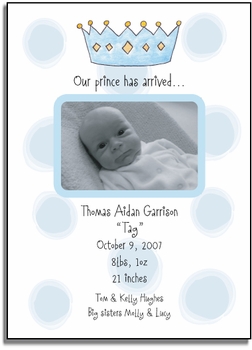 Personalized Invitations - My Prince Will Come