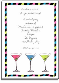 Personalized Invitations - Olive or Twist