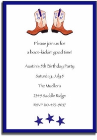 Personalized Invitations - Ride'em Cowboy