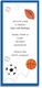 personalized invitations  sports fan