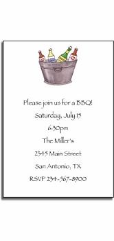 personalized invitations  summer on ice