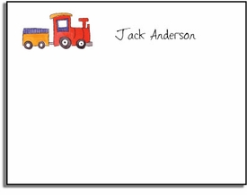 Personalized Kelly Hughes Kids Notes - Choo Choo