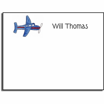 Personalized Kids Notes - Airplane Note