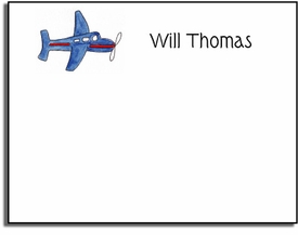 Personalized Kids Notes - Airplane Note
