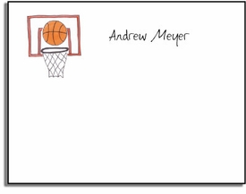 Personalized Kids Notes - Basketball Star