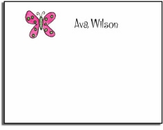 Personalized Kids Notes - Flutter Butterfly