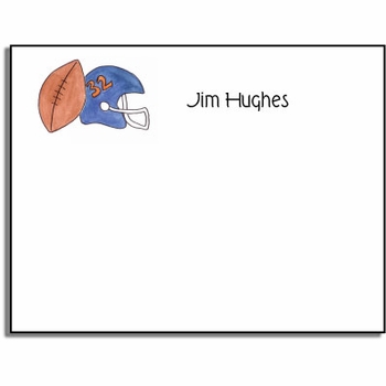 Personalized Kids Notes - Football Fanatic