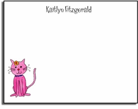 Personalized Kids Notes - Kitty Kitty Cat