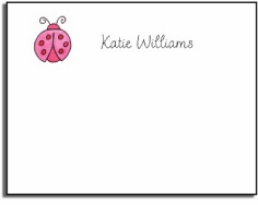 Personalized Kids Notes - Little Ladybug