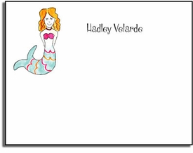 Personalized Kids Notes - Mermaid