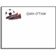 personalized kids notes  soccer stud