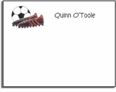 Personalized Kids Notes - Soccer Stud