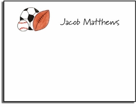 Personalized Kids Notes - Sports Fan