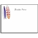 personalized kids notes  surfer dude