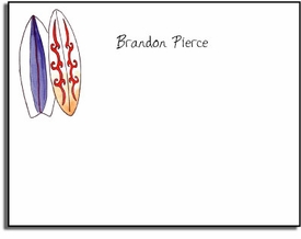 Personalized Kids Notes - Surfer Dude