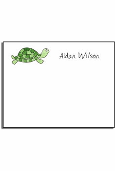 Personalized Kids Notes - Tiny Turtle