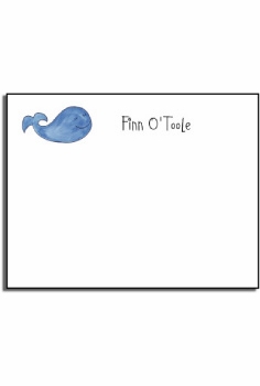 personalized kids notes  whale of a time