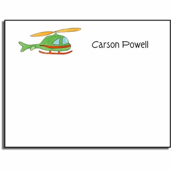 personalized kids notes  whirly bird
