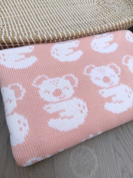 personalized koala baby blanket