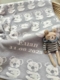 personalized koala baby blanket