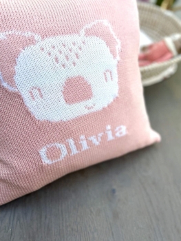 personalized koala baby pillow