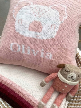 personalized koala baby pillow