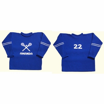 Personalized Lacrosse Sweater