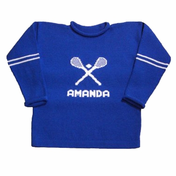 Personalized Lacrosse Sweater