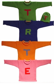 personalized letter sweater