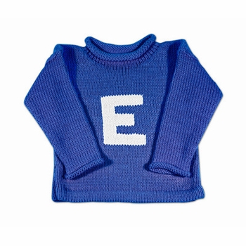 personalized letter sweater