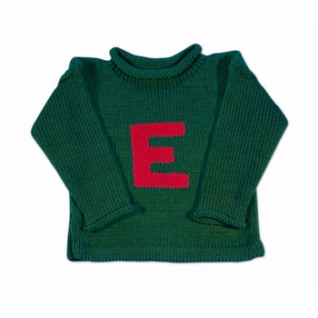 personalized letter sweater