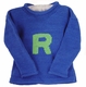 personalized letter sweater