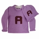 personalized letter sweater and hat set