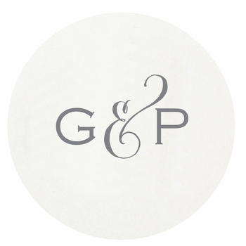 Personalized Letterpressed Coasters M130 by Haute Papier