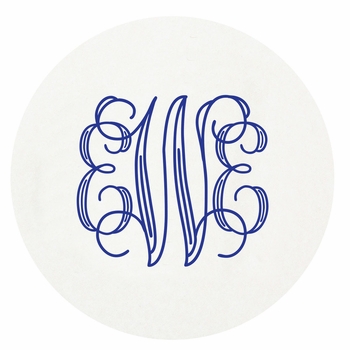 Personalized Letterpressed Coasters M140 by Haute Papier