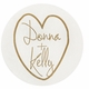 Personalized Letterpressed Coasters M66 by Haute Papier