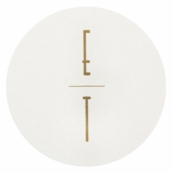 Personalized Letterpressed Coasters M67 by Haute Papier