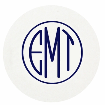 personalized letterpressed coasters m68 by haute papier