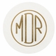 personalized letterpressed coasters m68 by haute papier
