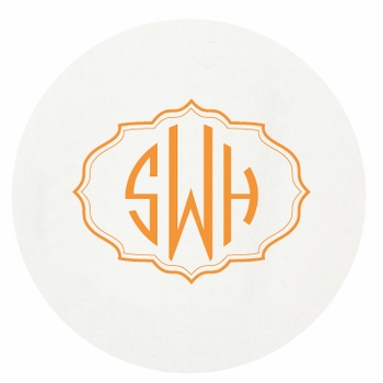 Personalized Letterpressed Coasters M71 by Haute Papier