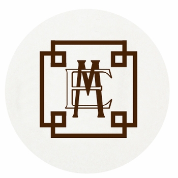 Personalized Letterpressed Coasters M88 by Haute Papier