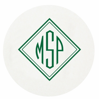 personalized letterpressed coasters m94 by haute papier